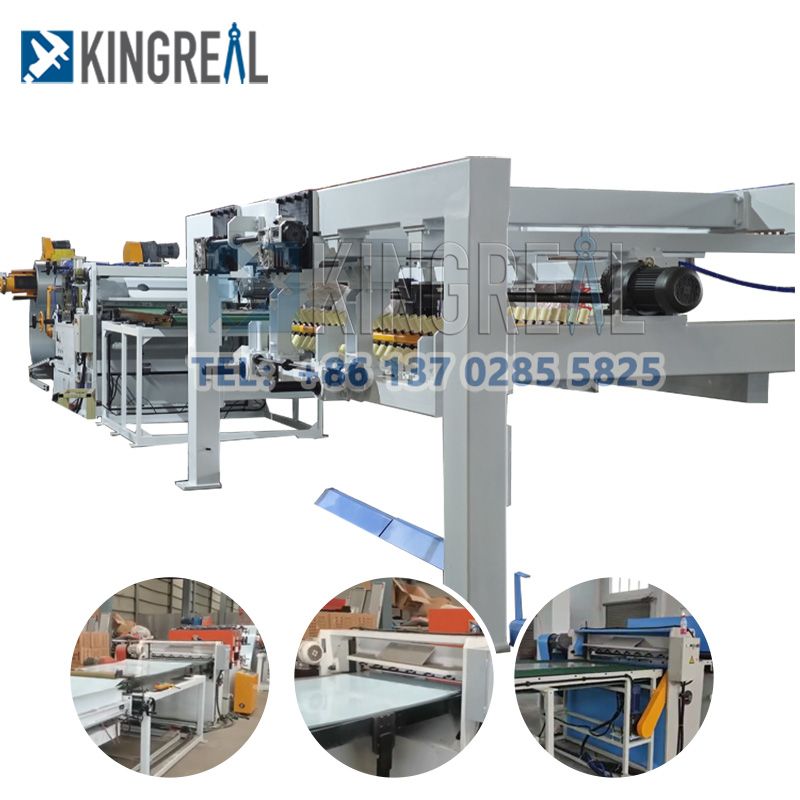 2024 Auto Metal Sheet Decoiler Leveler klippemaskin