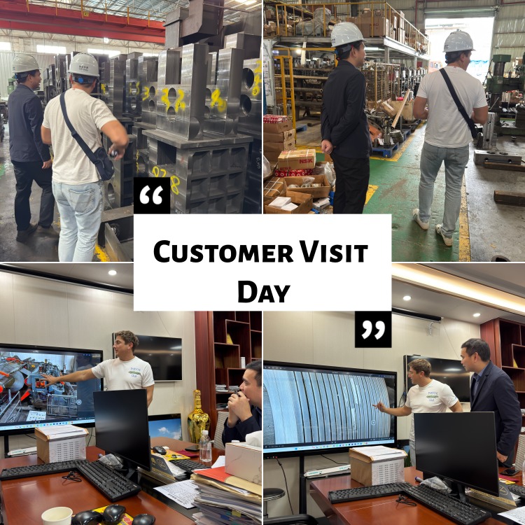 Polske kunder hos Metal Coil Slitting Machine Factory