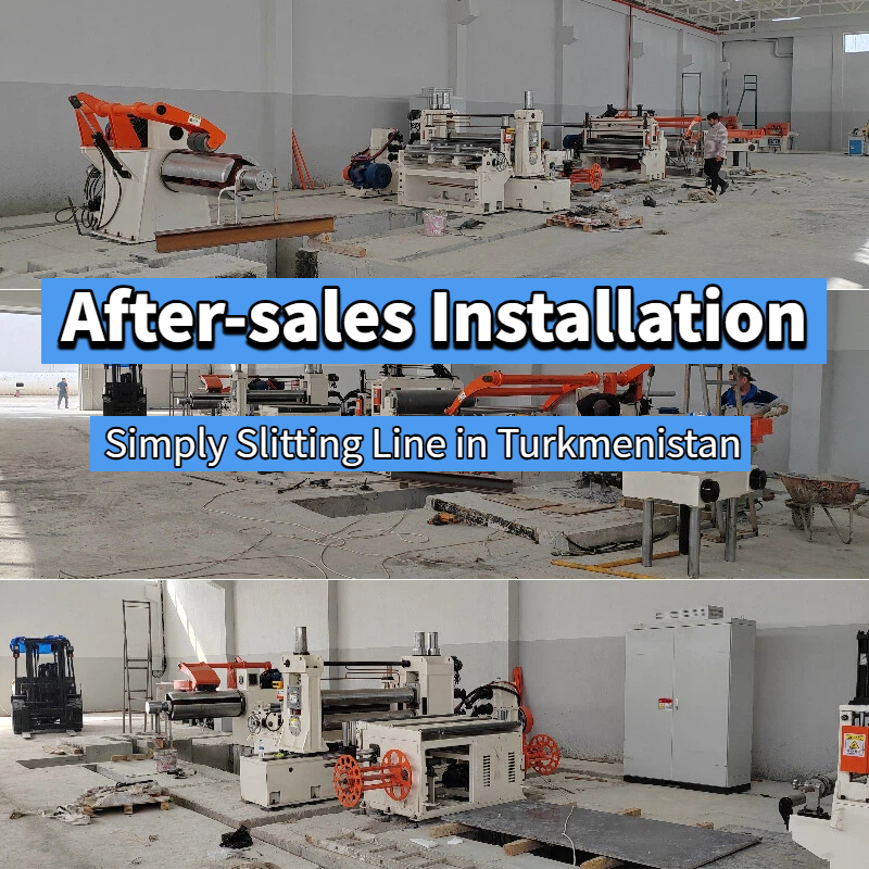 Ettersalgsinstallasjon: Simply Slitting Line i Turkmenistan