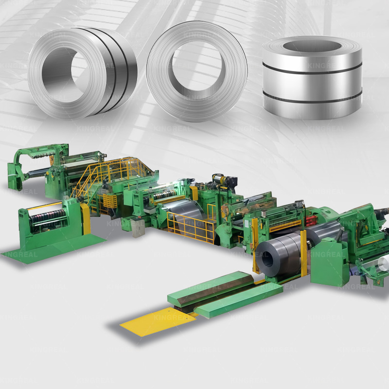 Spole langsgående skjærelinje