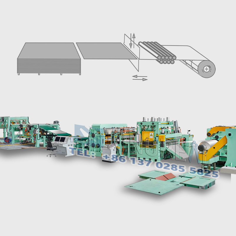 Metallkuttet i lengdemaskin