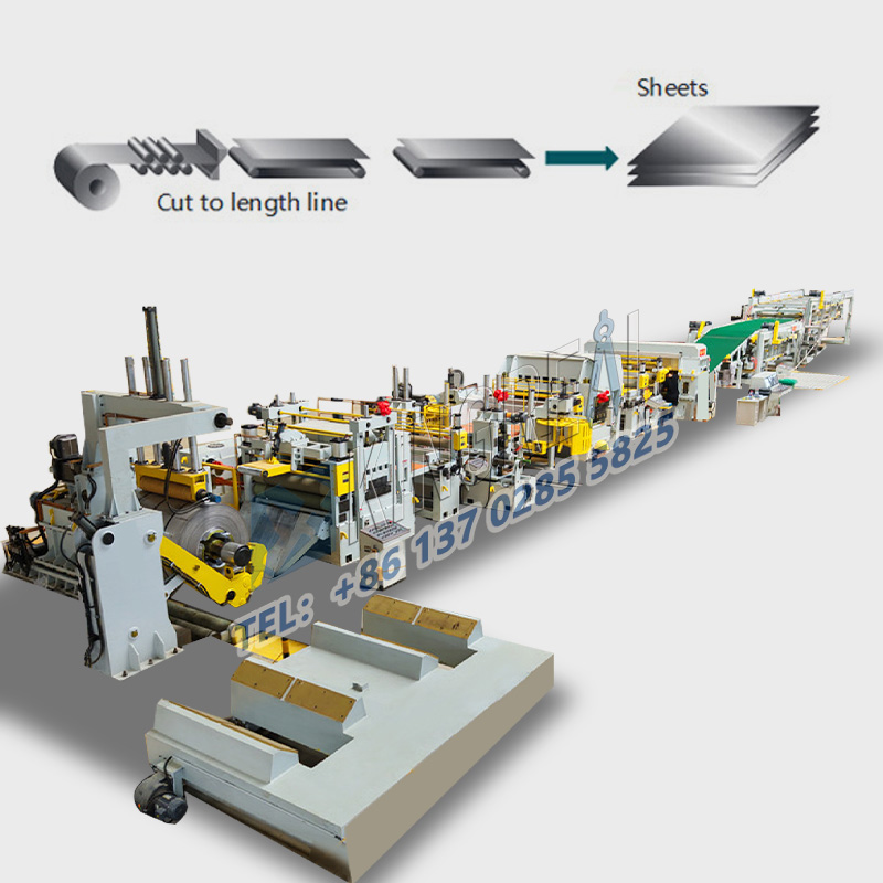 Plateskåret maskin i lengde